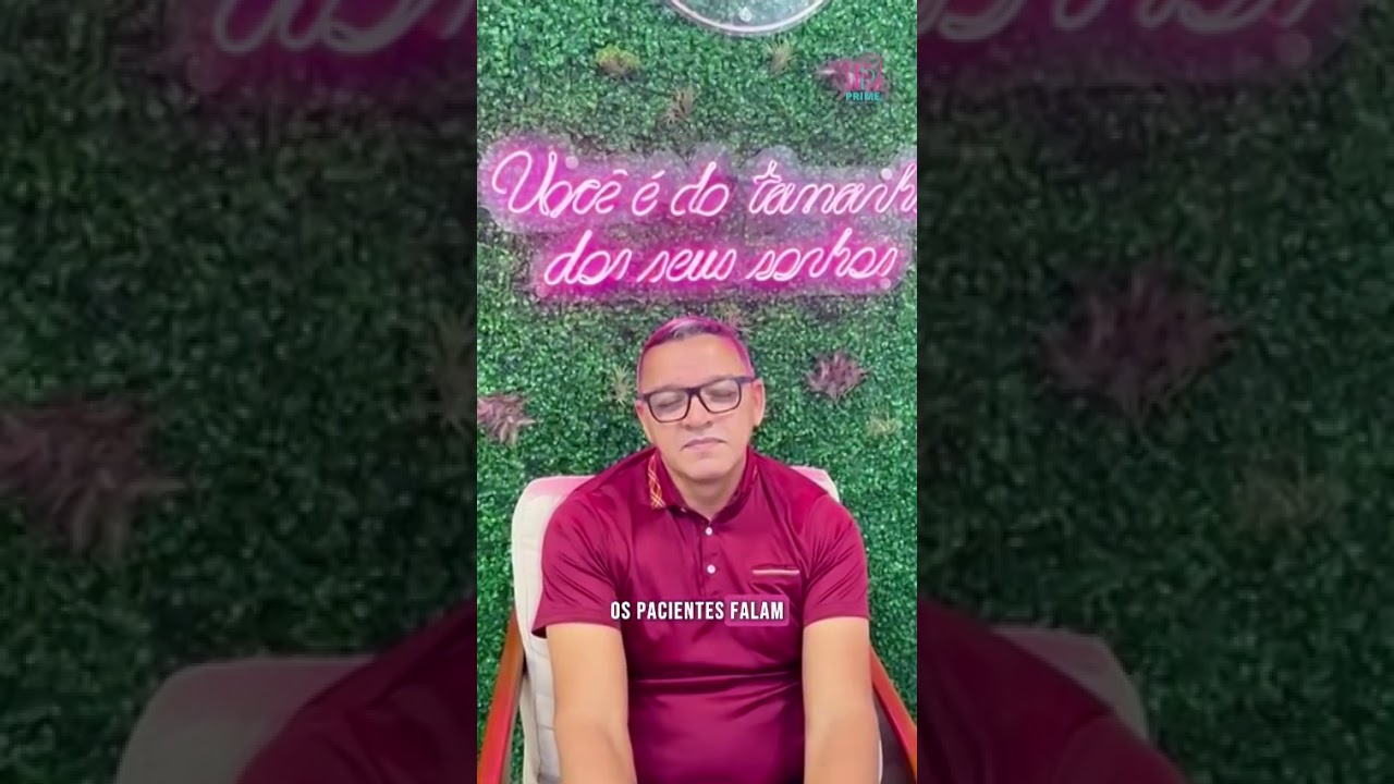 Paciente da FP Prime durante depoimento em vídeo na clínica